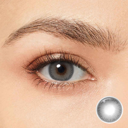 NILS Smog Gray Coloured Contacts | 6 Months