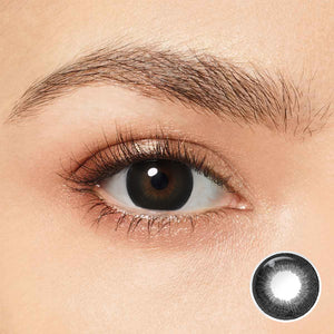 NILS Black Coloured Contacts | 6 Months