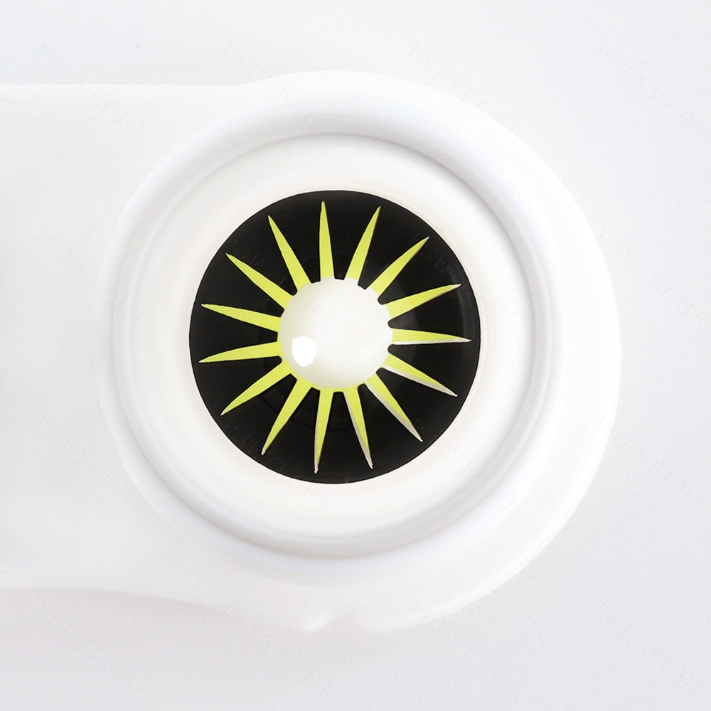 sunburst halloween contacts with real shot