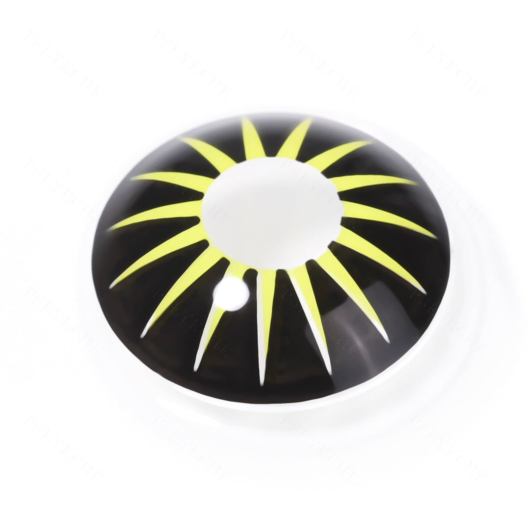 sunburst halloween contacts with real shot
