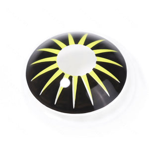sunburst halloween contacts with real shot