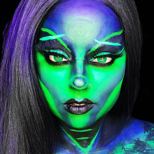 Solid Green Contacts