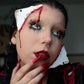 Black and White Cross Contacts