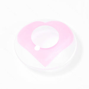 Pink Heart Contacts