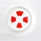 Red White BioHazard Contacts