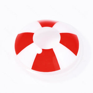 Red White BioHazard Contacts