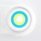 Blue And Yellow Circle Contacts