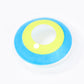 Blue And Yellow Circle Contacts