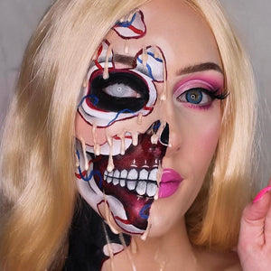 White Mesh Contacts