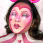 White Mesh Contacts