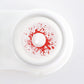 White Crazy Blood Splat Contacts