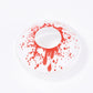 White Crazy Blood Splat Contacts