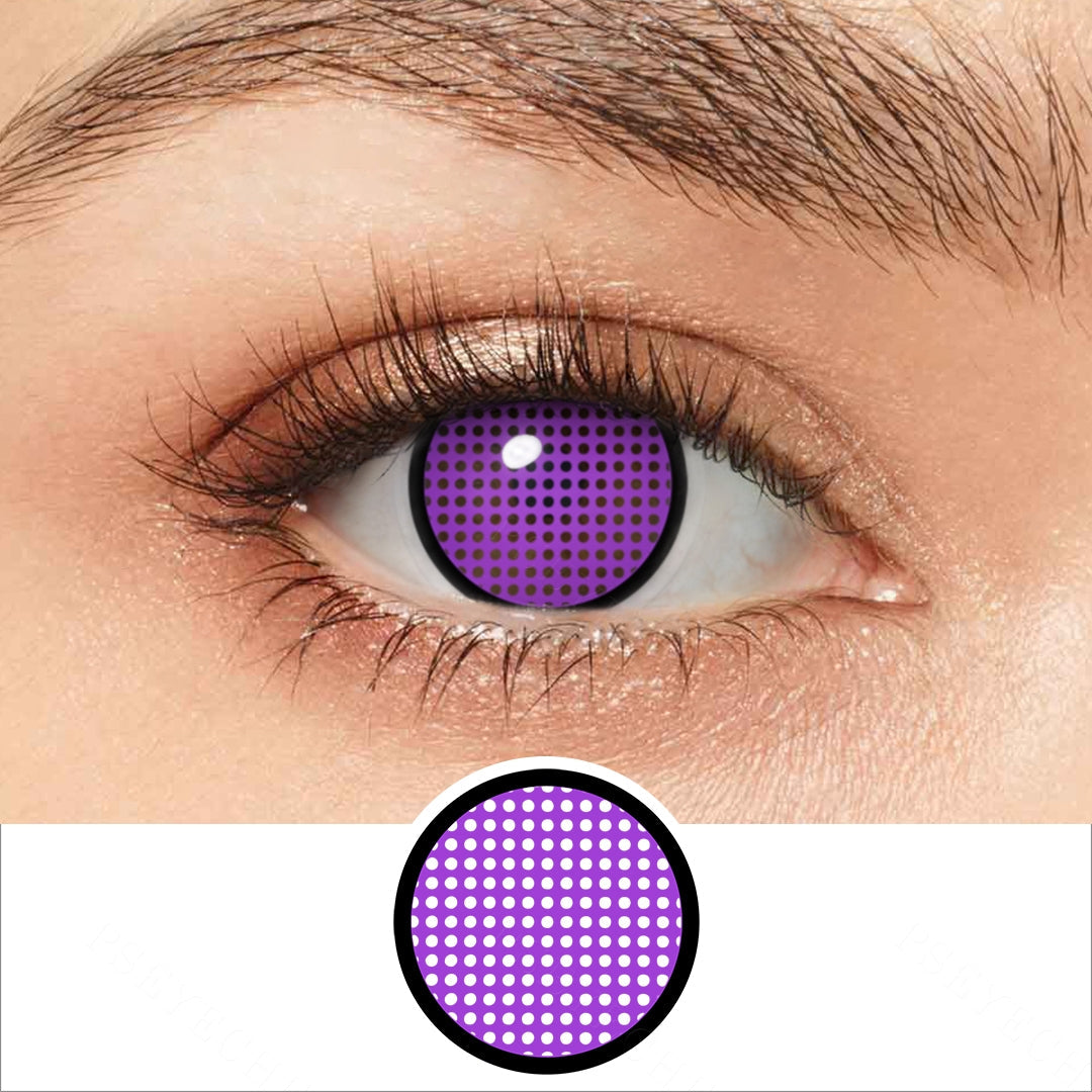 Purple Mesh Contacts