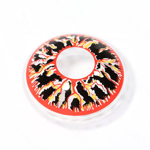 Black Red Vein Contacts