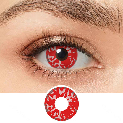 Red Blood Splat Contacts