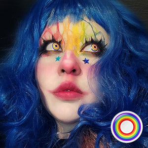 Rainbow Halloween Contacts
