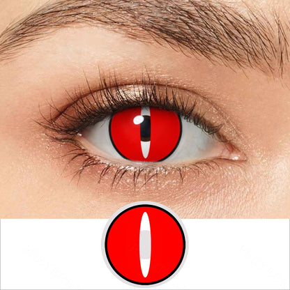 Red Demon Eye Contacts