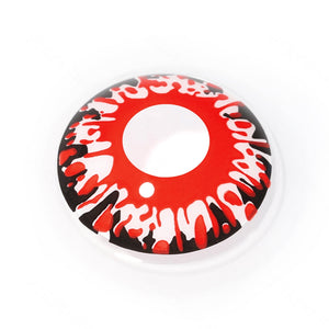 Red Lava Halloween Contacts