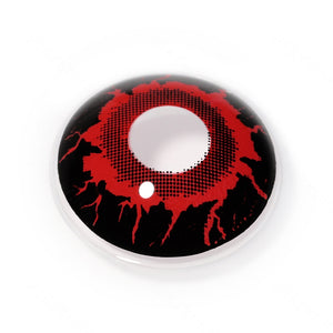Red Flame Crack Contacts