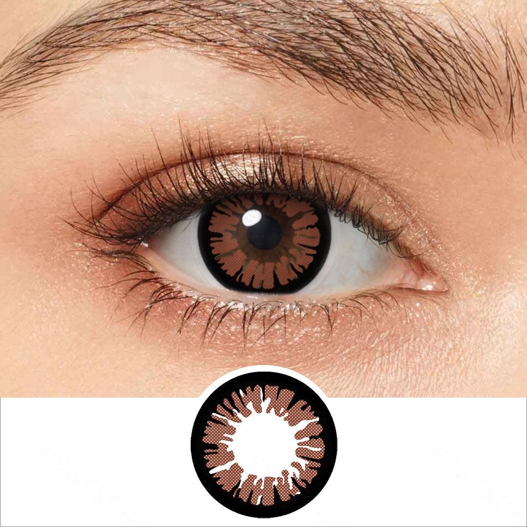 Glamor Brown Eye Contacts