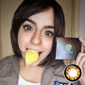 Glamor Orange Eye Contacts