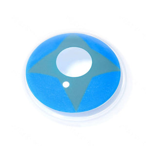 Blue Shuriken Eye Contacts