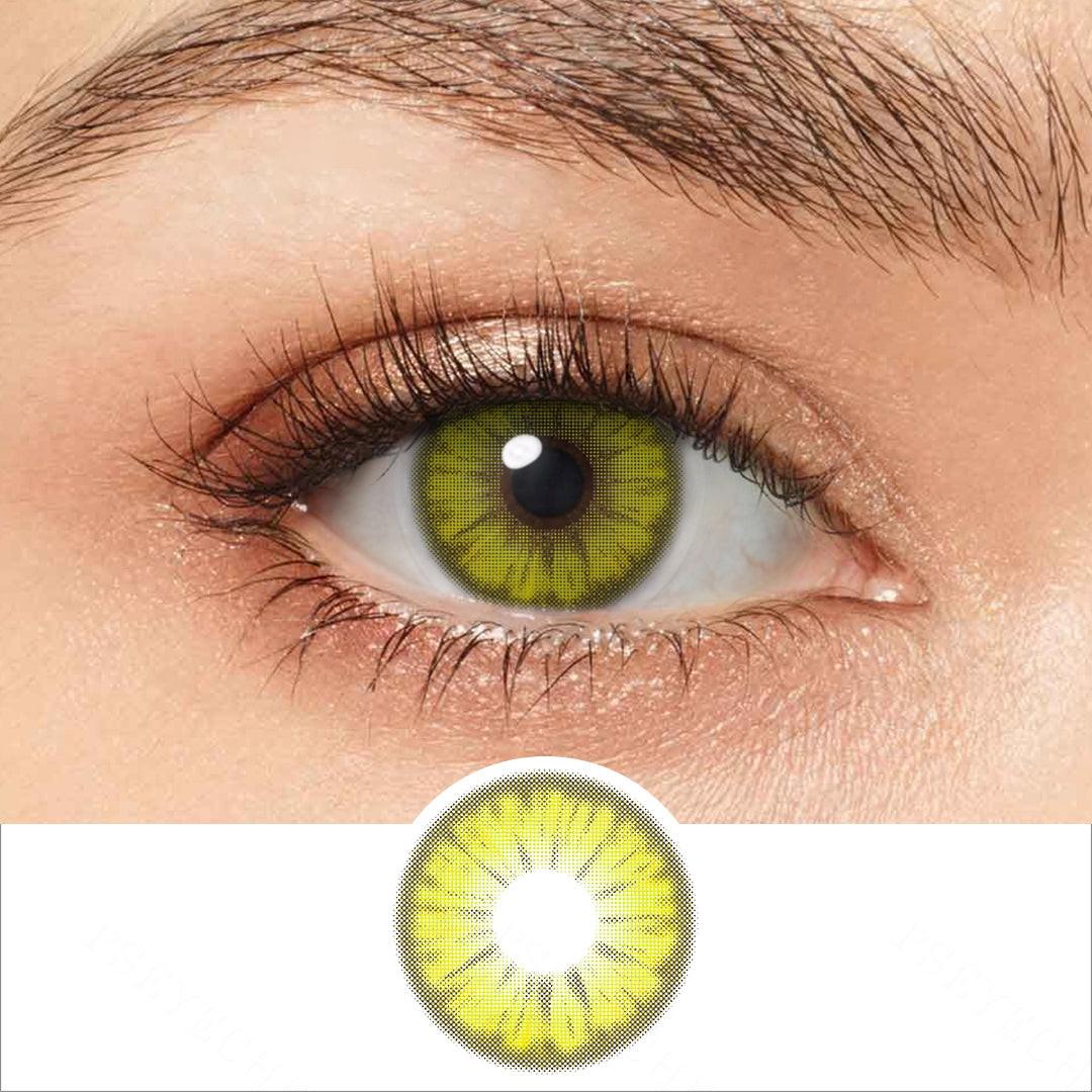 Yellow Avatar Eye Contacts