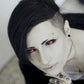 Jigsaw Black And Red Sclera Contacts - PsEYEche